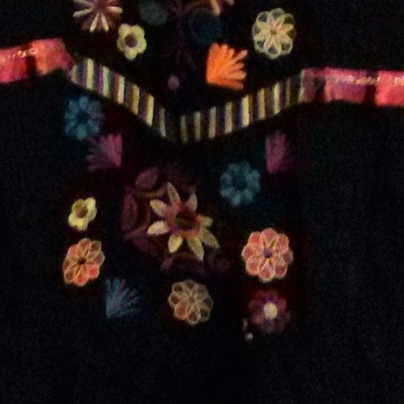 Maizistory Designer Embroidered Dress Sz L - Picture 7 of 9